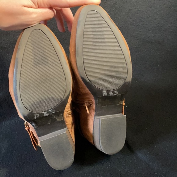 Tan Belted Booties - Picture 4 of 11